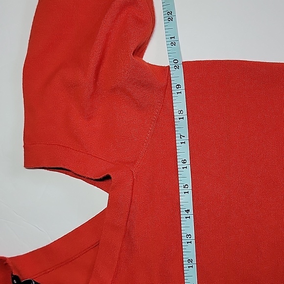 Torrid Orange CrissCross Cold Shoulder Top/ Size 2 (2X | 18-2 - Picture 9 of 16